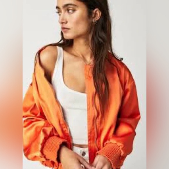 NWOT We The Free Echo Bomber Jacket in 🍊 - Picture 2 of 3